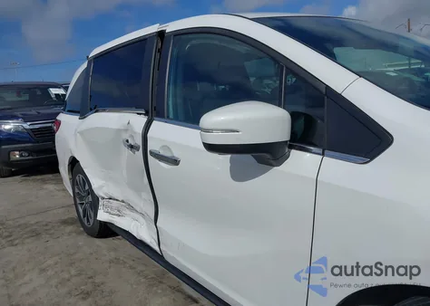 2021 Honda Odyssey Ex-L из США, поврежденный, VIN 5FNRL6H79MB003232